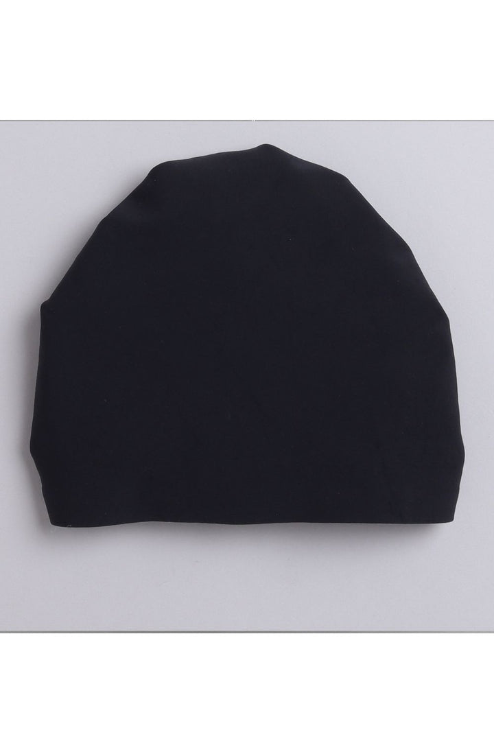 Unisex Cotton Happy Holi Turban-White/Black