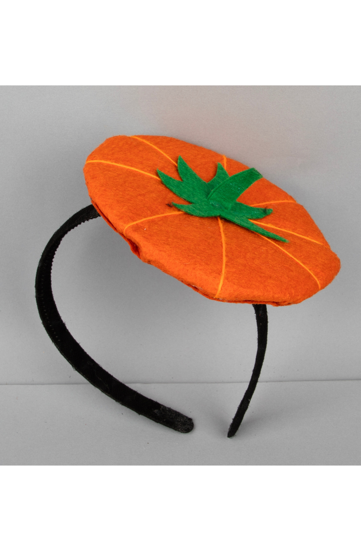 Orange Pumpkin Halloween Theme Hairband