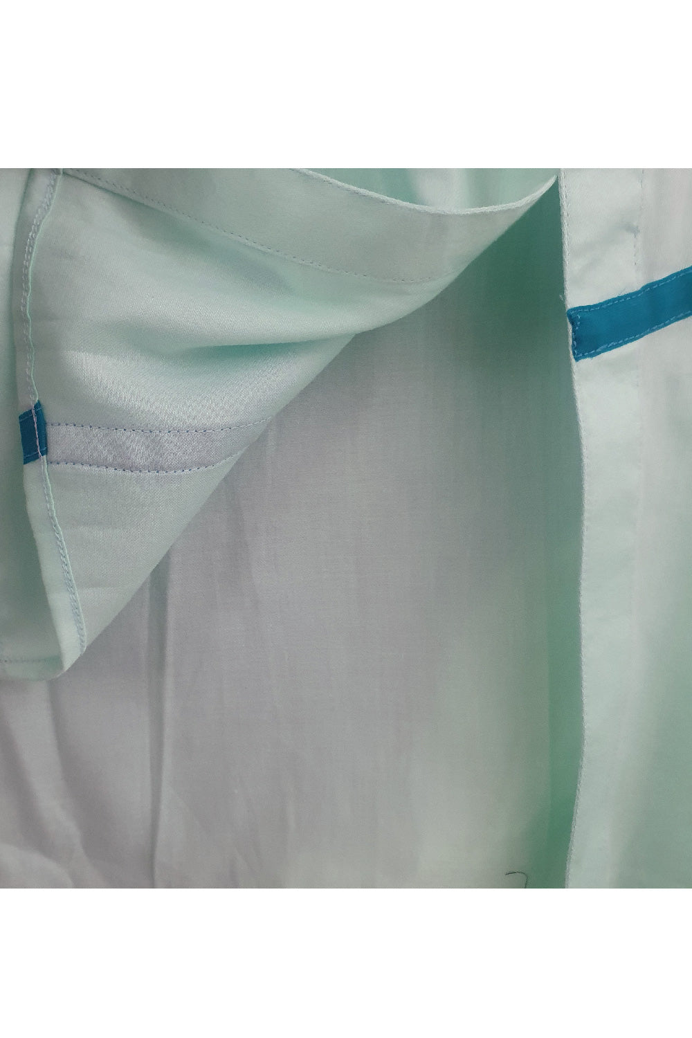 Blue Asymmetrical Cotton Kurta With Salwar Set