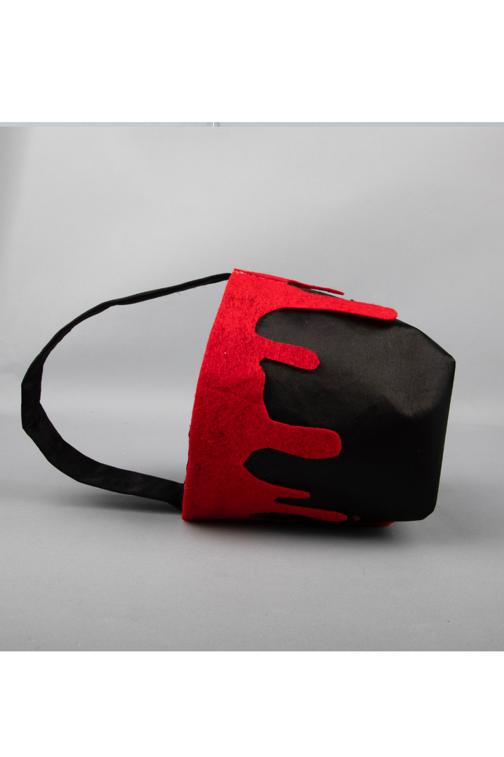 Black And Red Halloween Theme Blood Trick O Treat Bag