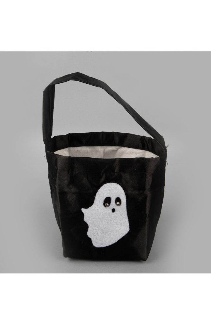 Black And White Halloween Ghost Theme Bag