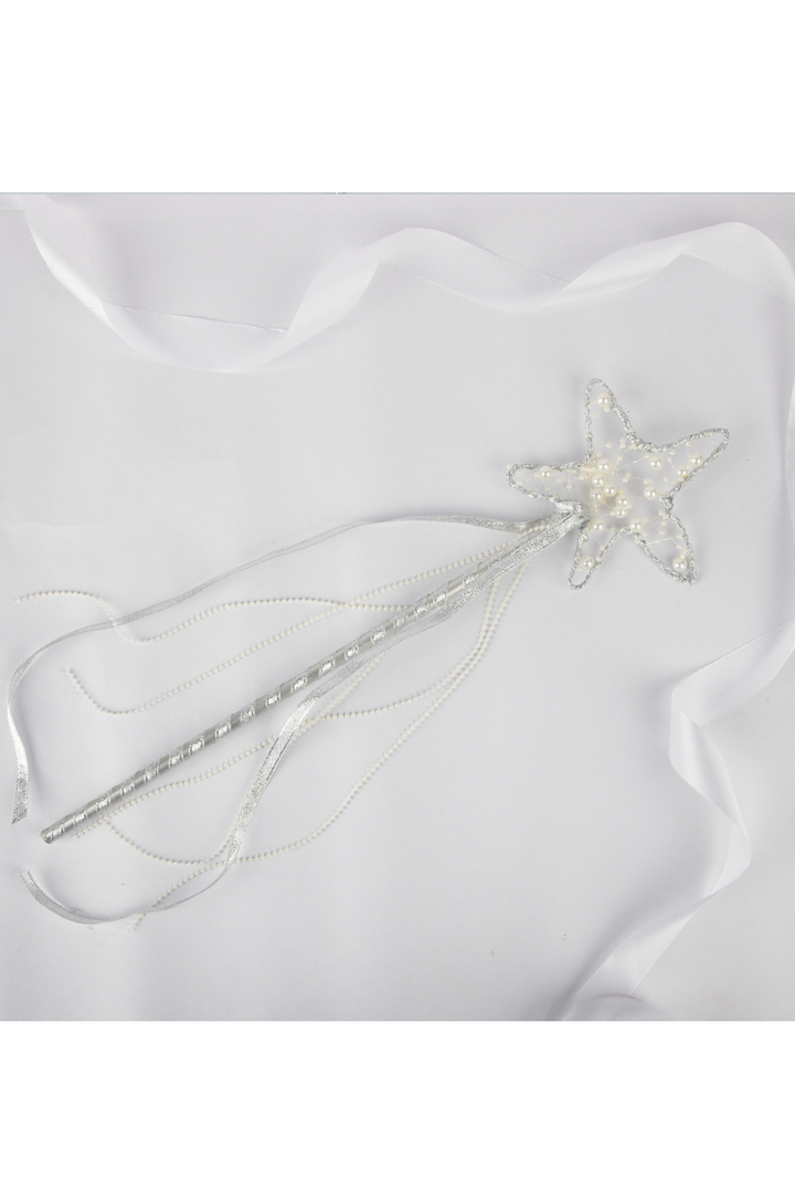 Silver Fairy Halloween Theme Magic Wand