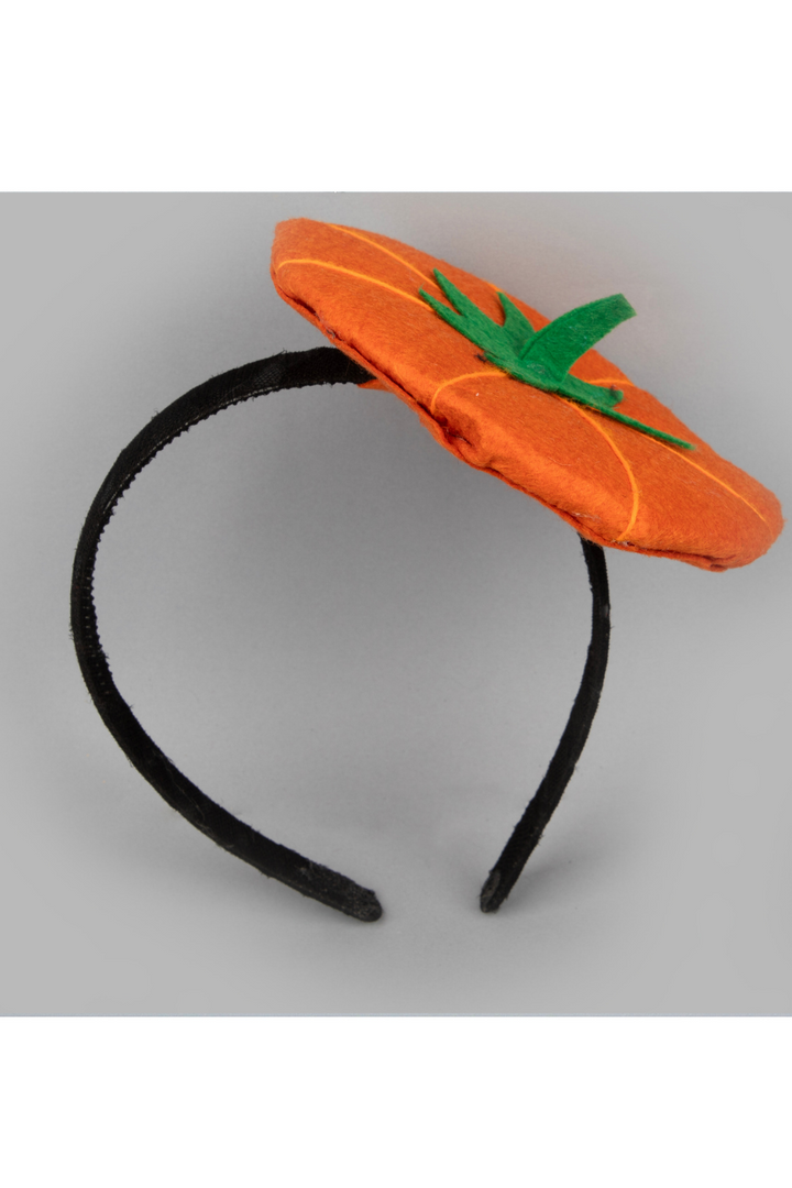 Orange Pumpkin Halloween Theme Hairband