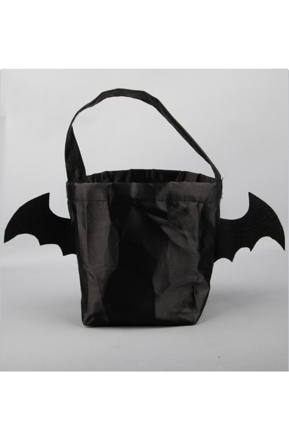 Black Halloween Theme Bat Trick O Treat Bag