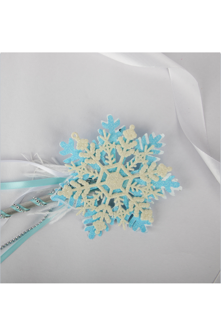 Silver Snowflakes Halloween Theme Magic Wand