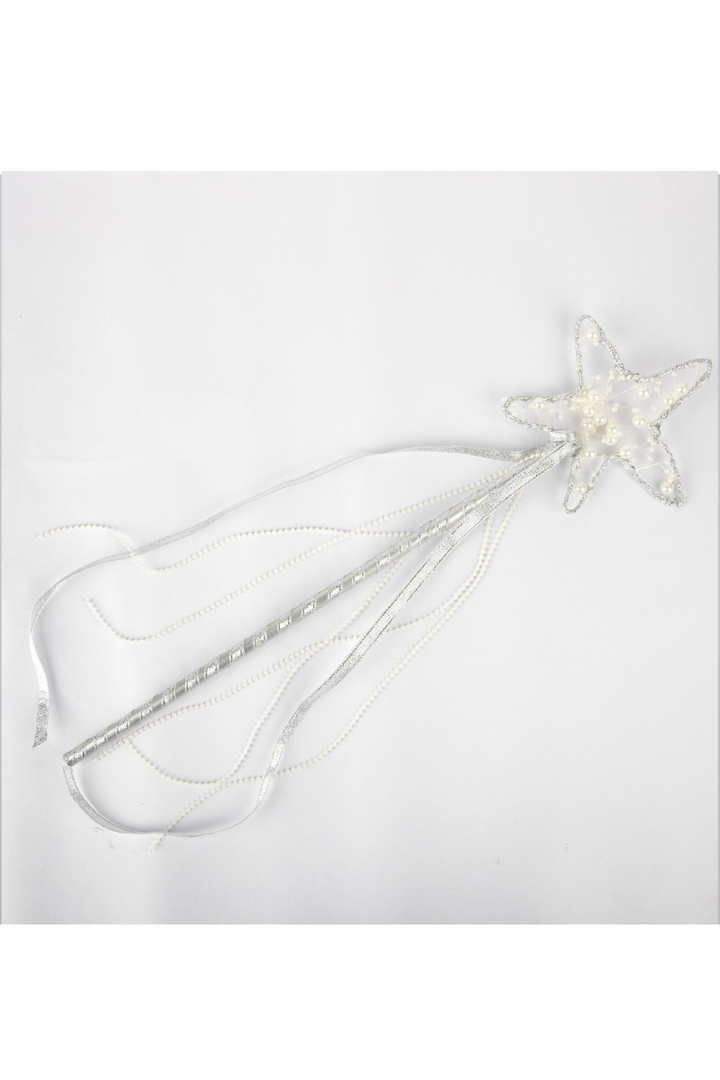 Silver Fairy Halloween Theme Magic Wand