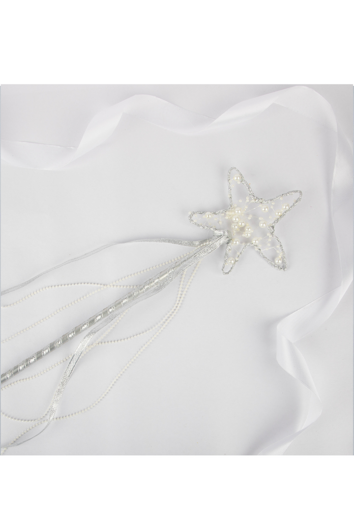 Silver Fairy Halloween Theme Magic Wand