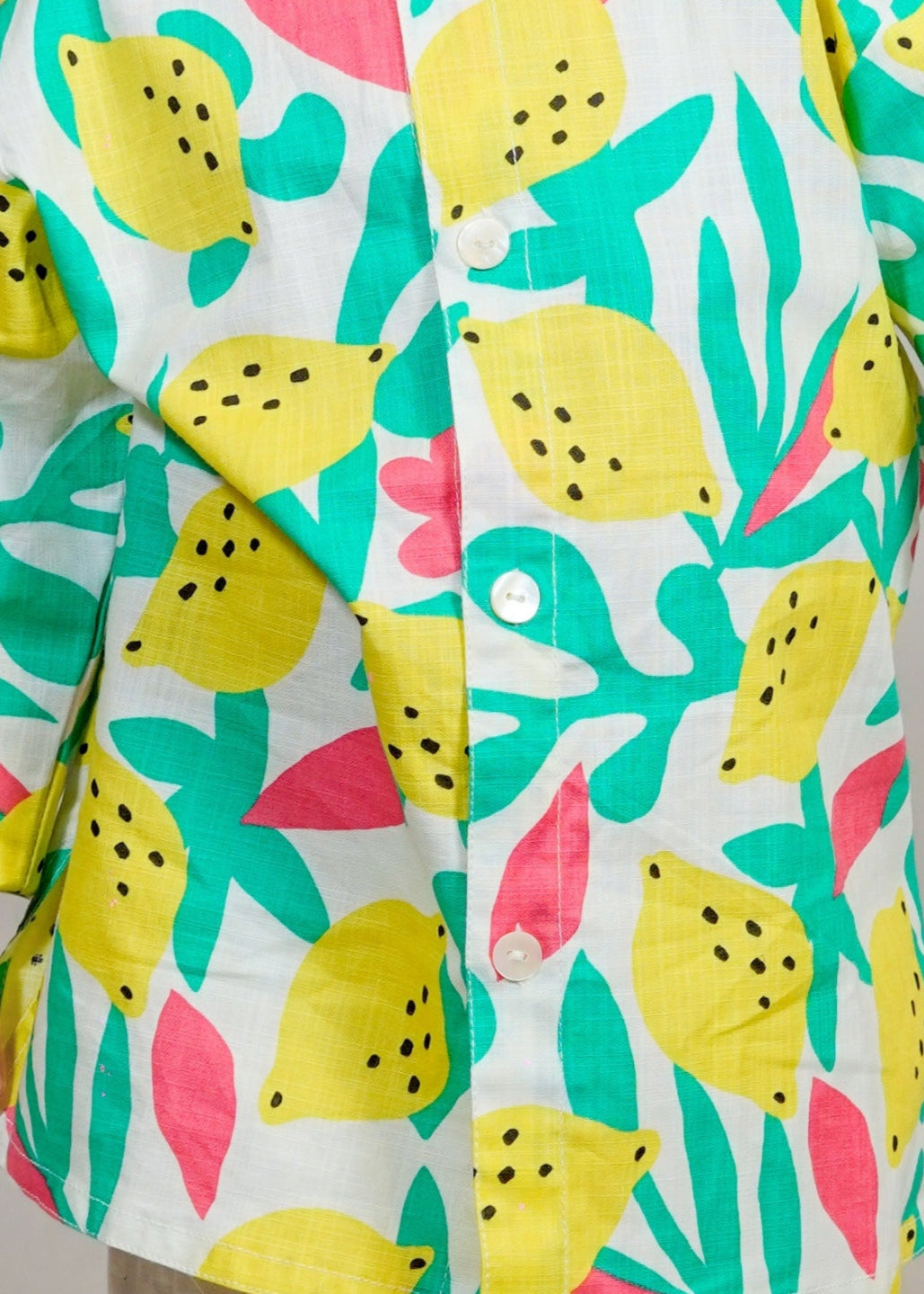 Multicolor Fruit Printed Kurta With Pyjama Set