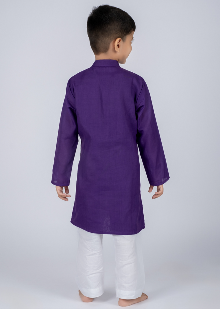 Multicolor Cotton Bandani Set With Kurta Pyjama Set