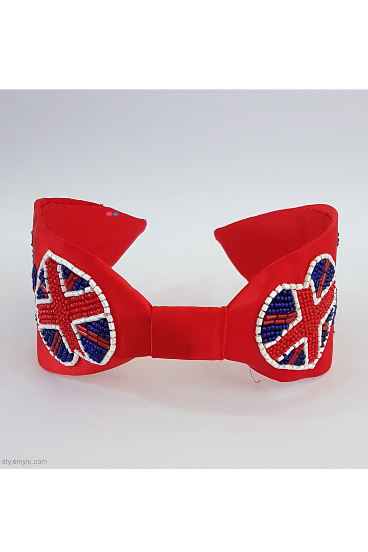 Red vacay vibes hairband