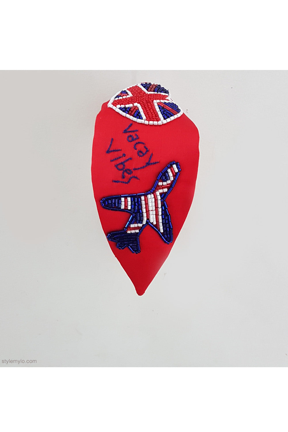 Red vacay vibes hairband