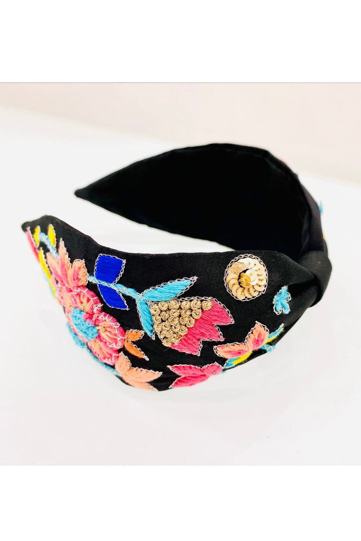 Black beauty crepe hairband