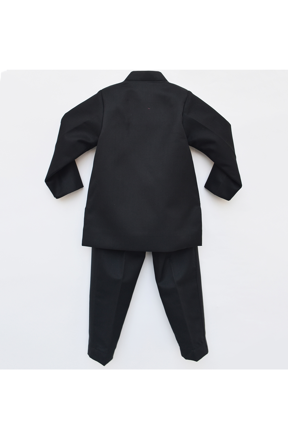 Black mirror embroidery buttons bandhgala with pants