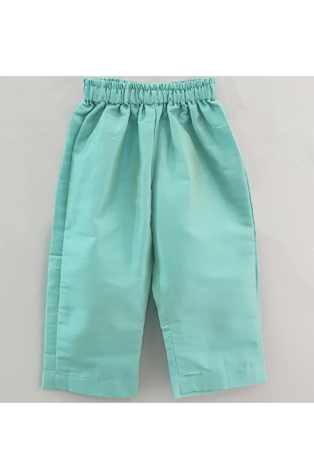 Sea green elephant printed kurta pyjama set