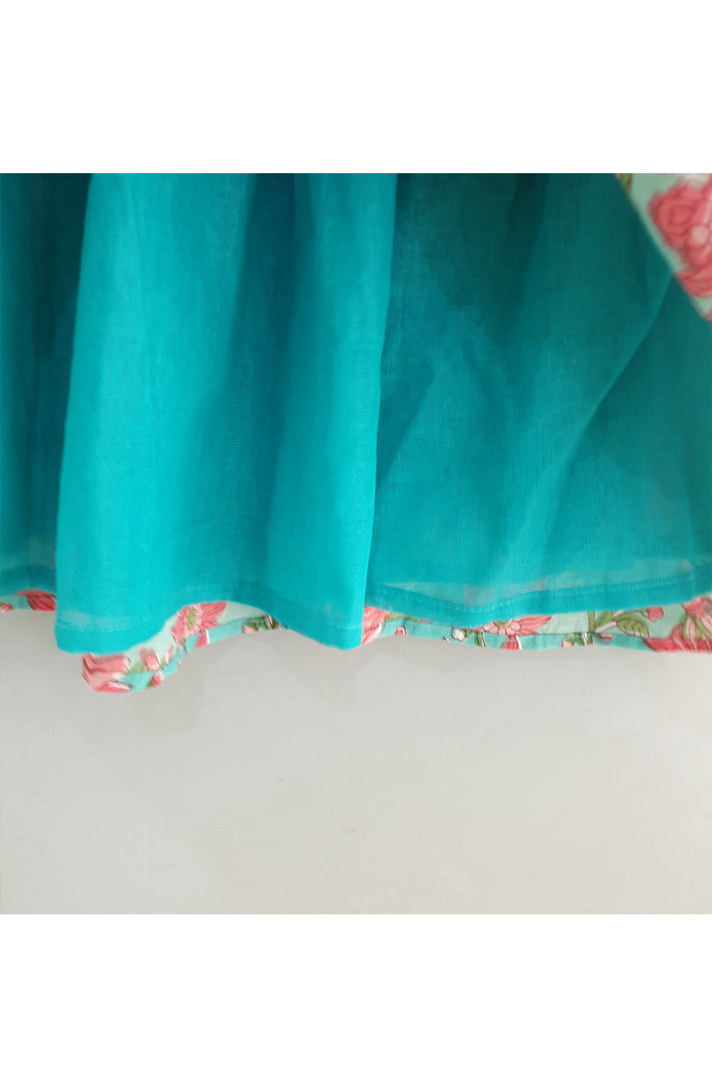 Mint Green Floral Printed Dress