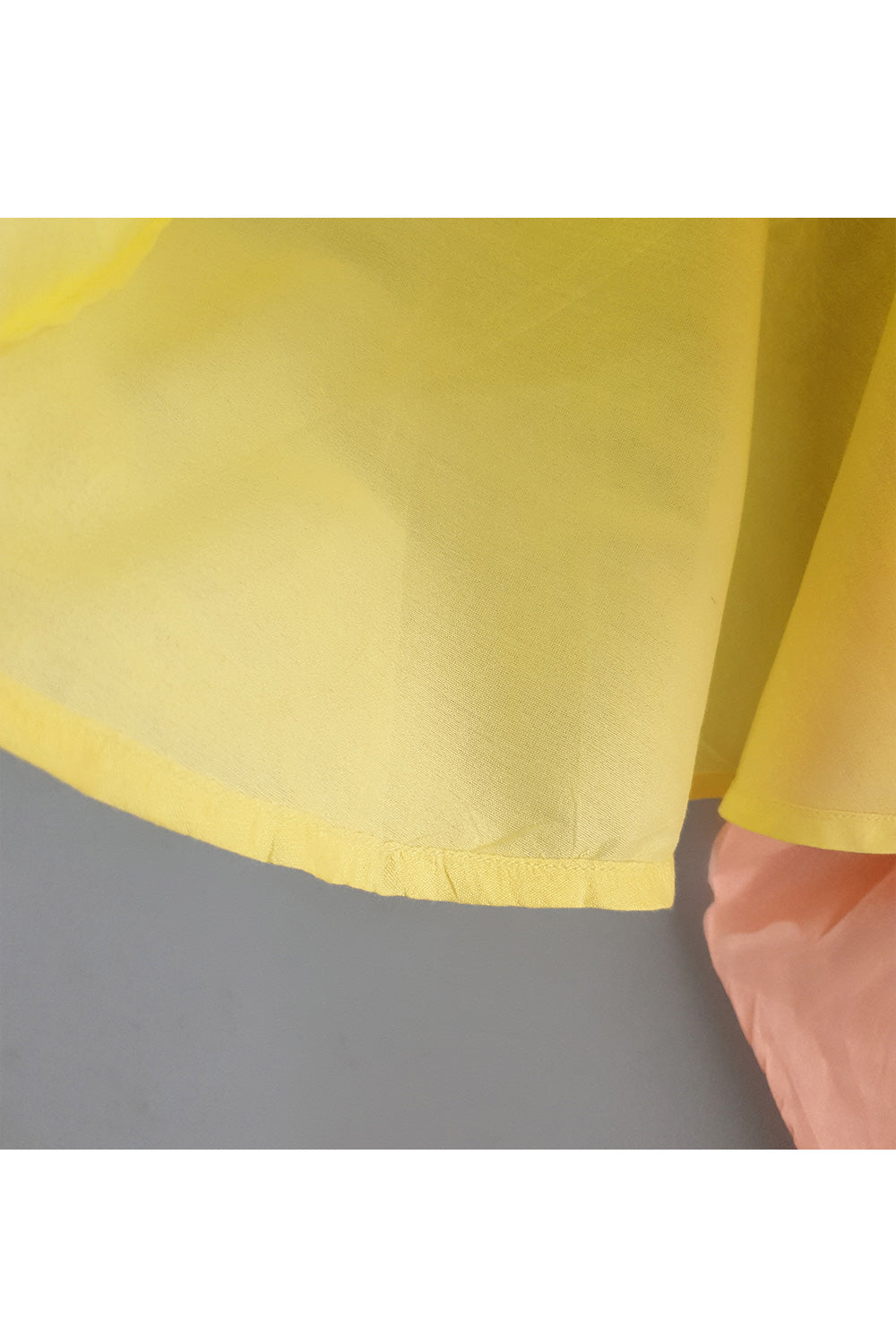 Yellow Radha Embroidered Kurta With Dhoti Set