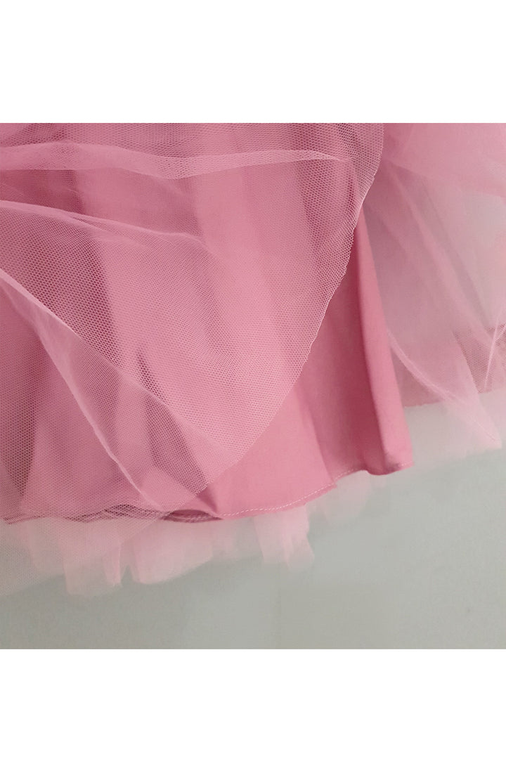 Onion Pink Sequins Embroidered Top With Lehenga Set