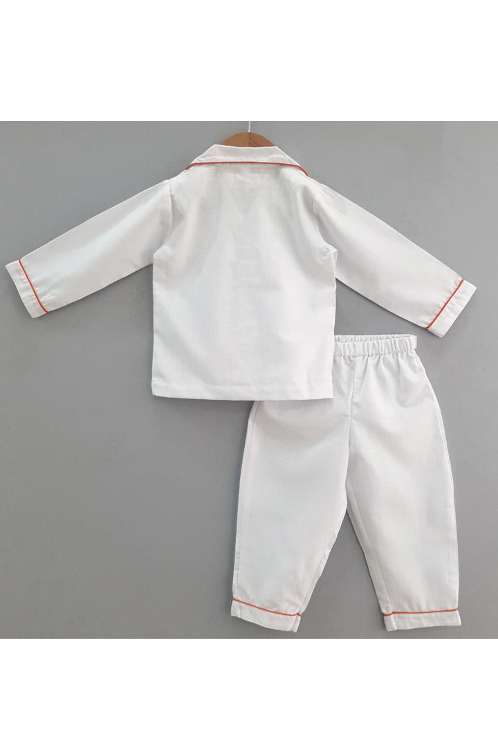 Giraffe Motif Cotton Nightsuit