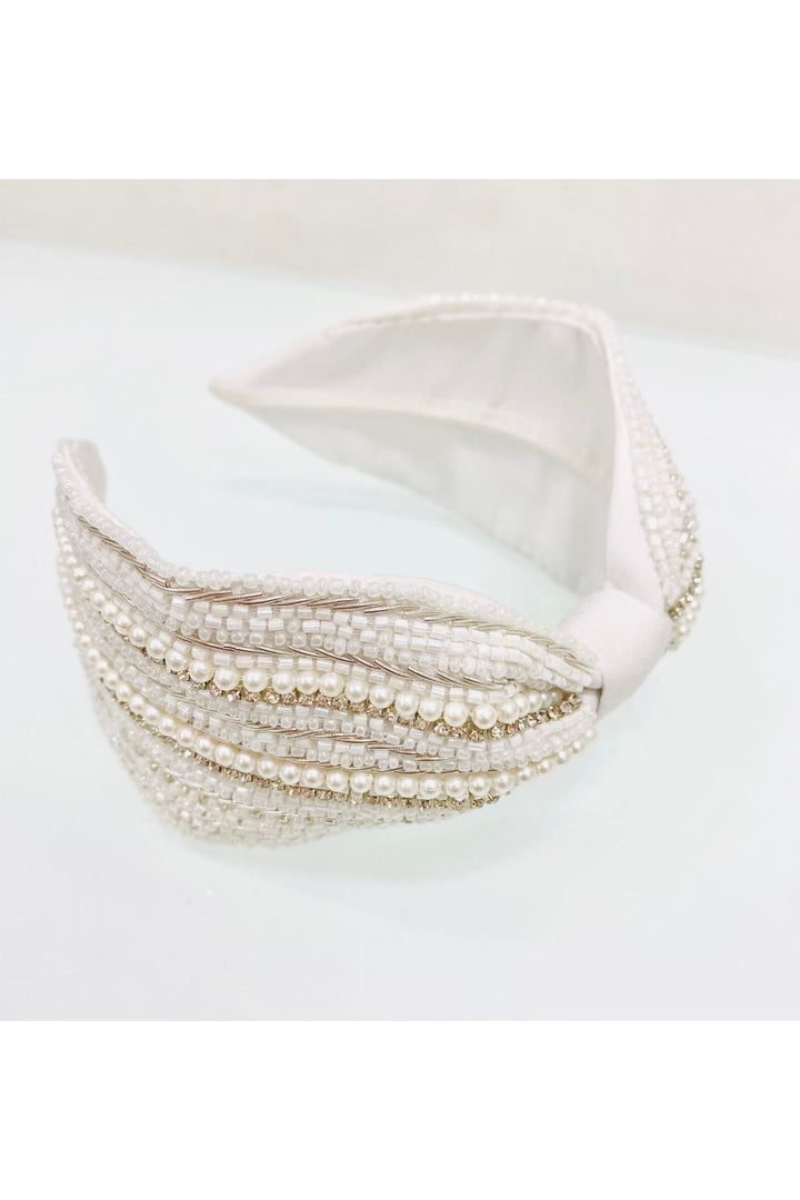 White secret pure crepe hairband