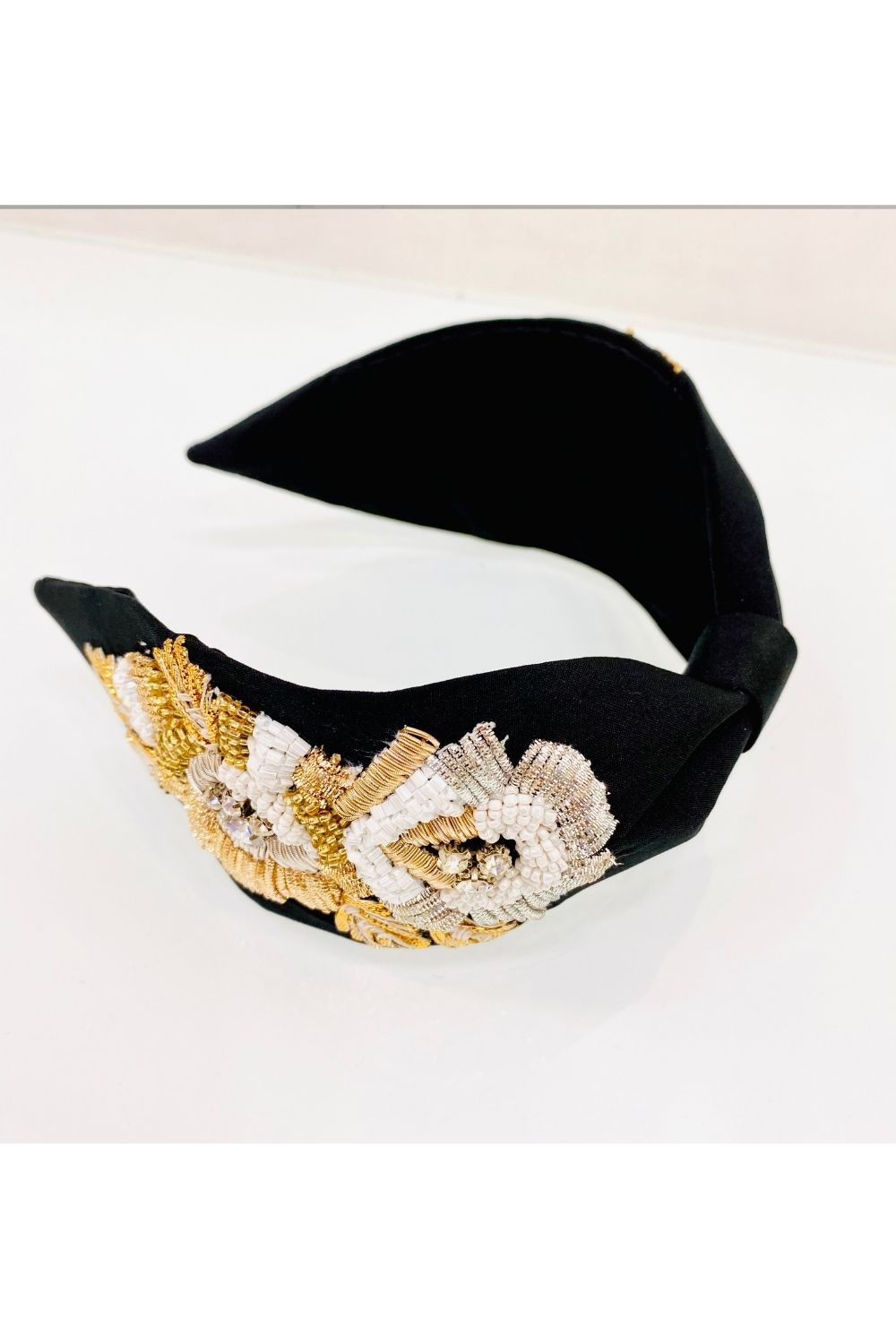 Black twiight pure crepe hairband