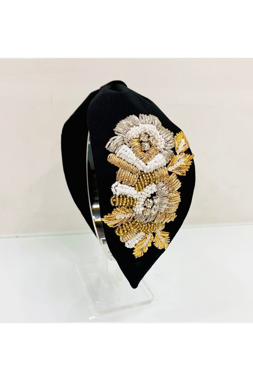Black twiight pure crepe hairband