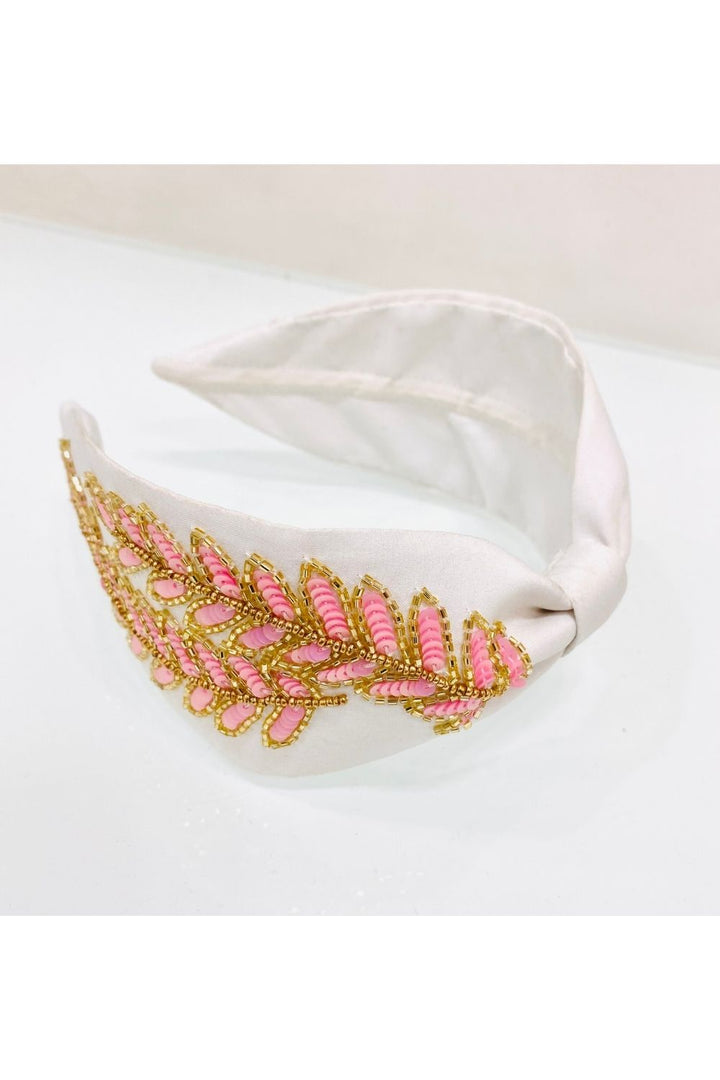 White spruce pure crepe hairband