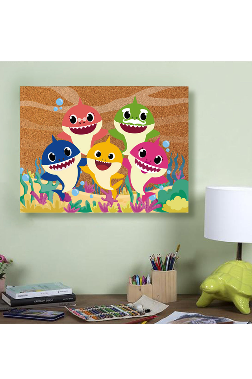 Baby Shark Printed Pinboard