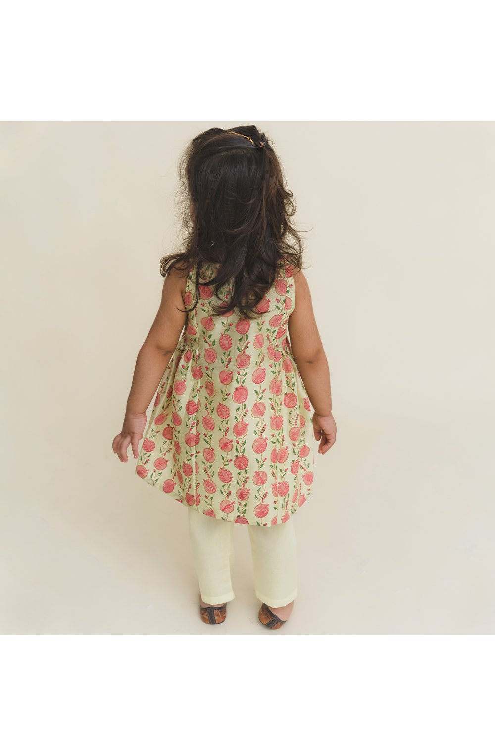 Block printed kurta pant set