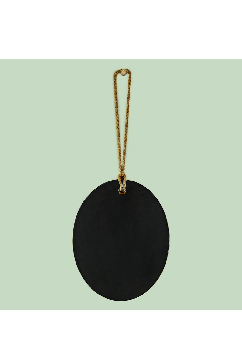 W For Wonderful Oval Mirror Frame
