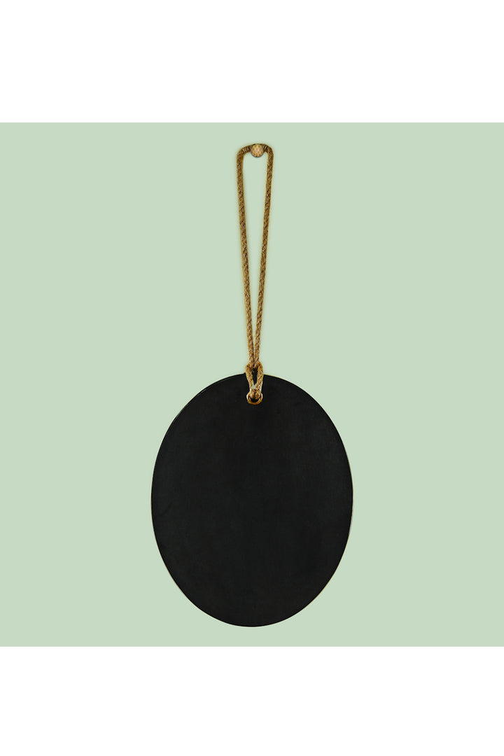 W For Wonderful Oval Mirror Frame