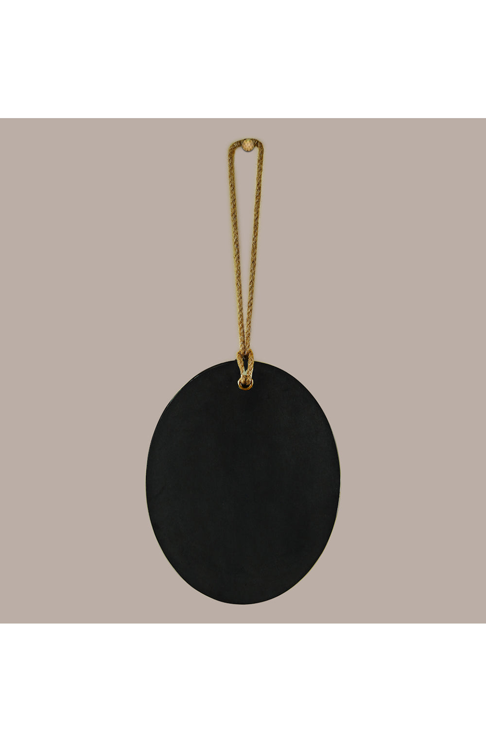 Y For Young At Heart Oval Mirror Frame