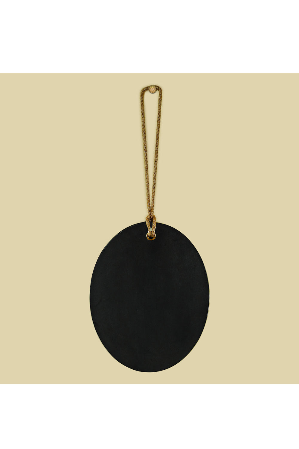 B For Beautiful Oval Mirror Frame