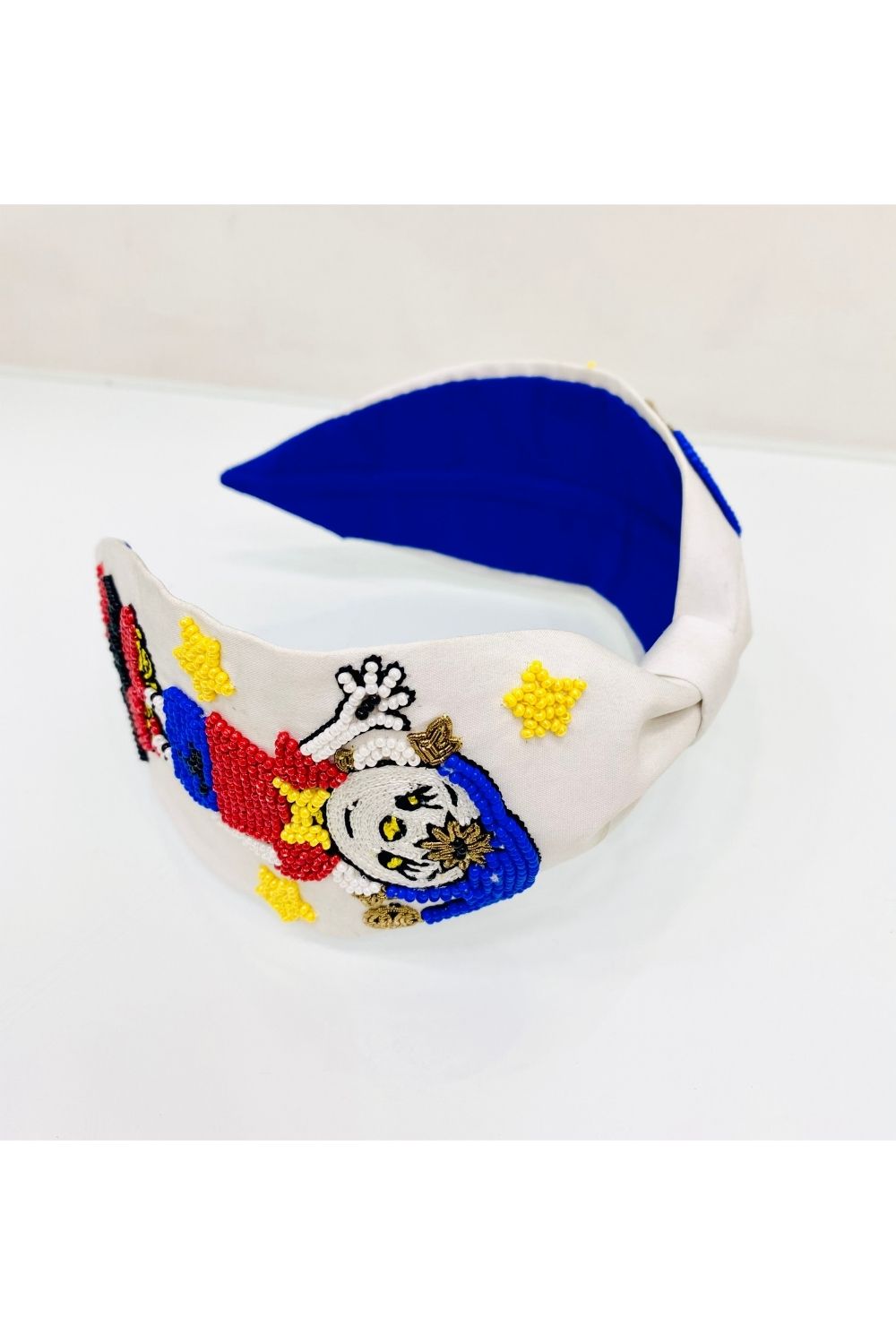White noddy pure crepe hairband