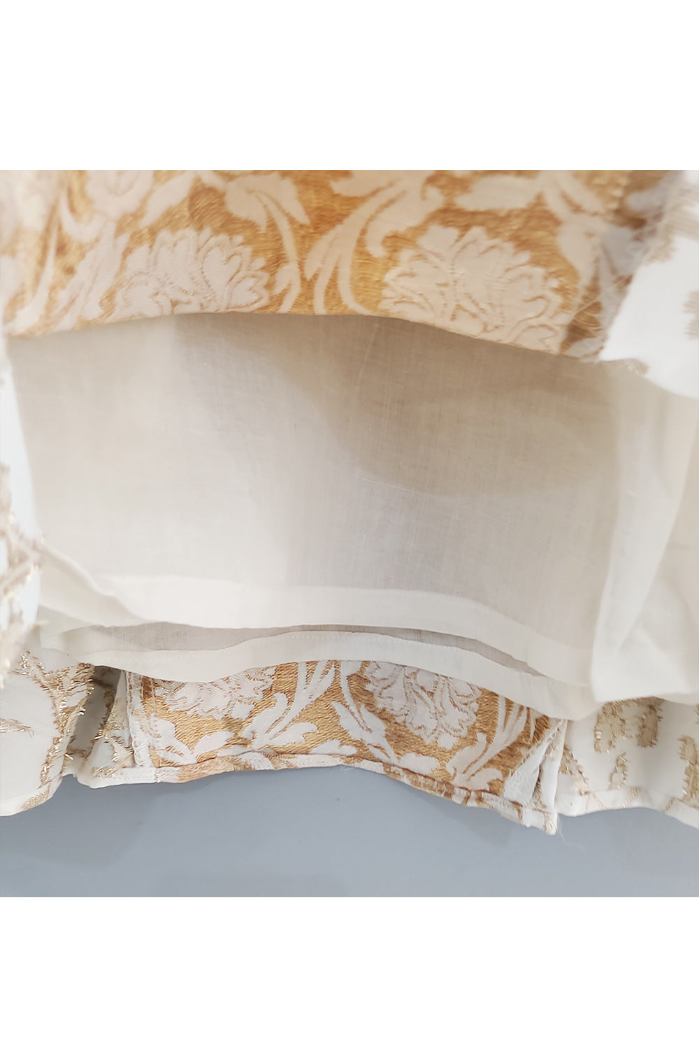 Off White Embroidered Dress