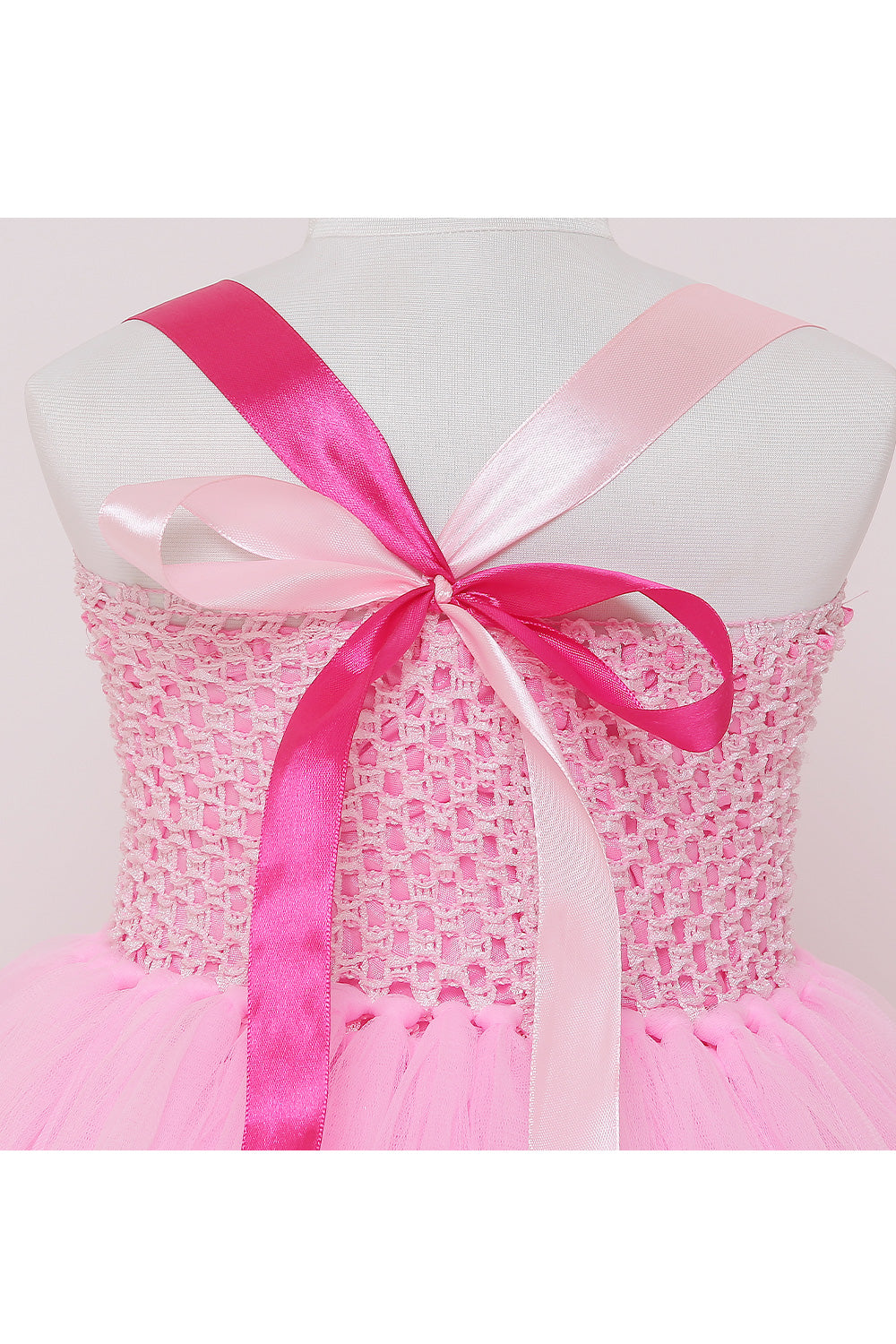 Unicorn pink and hot pink tutu gown