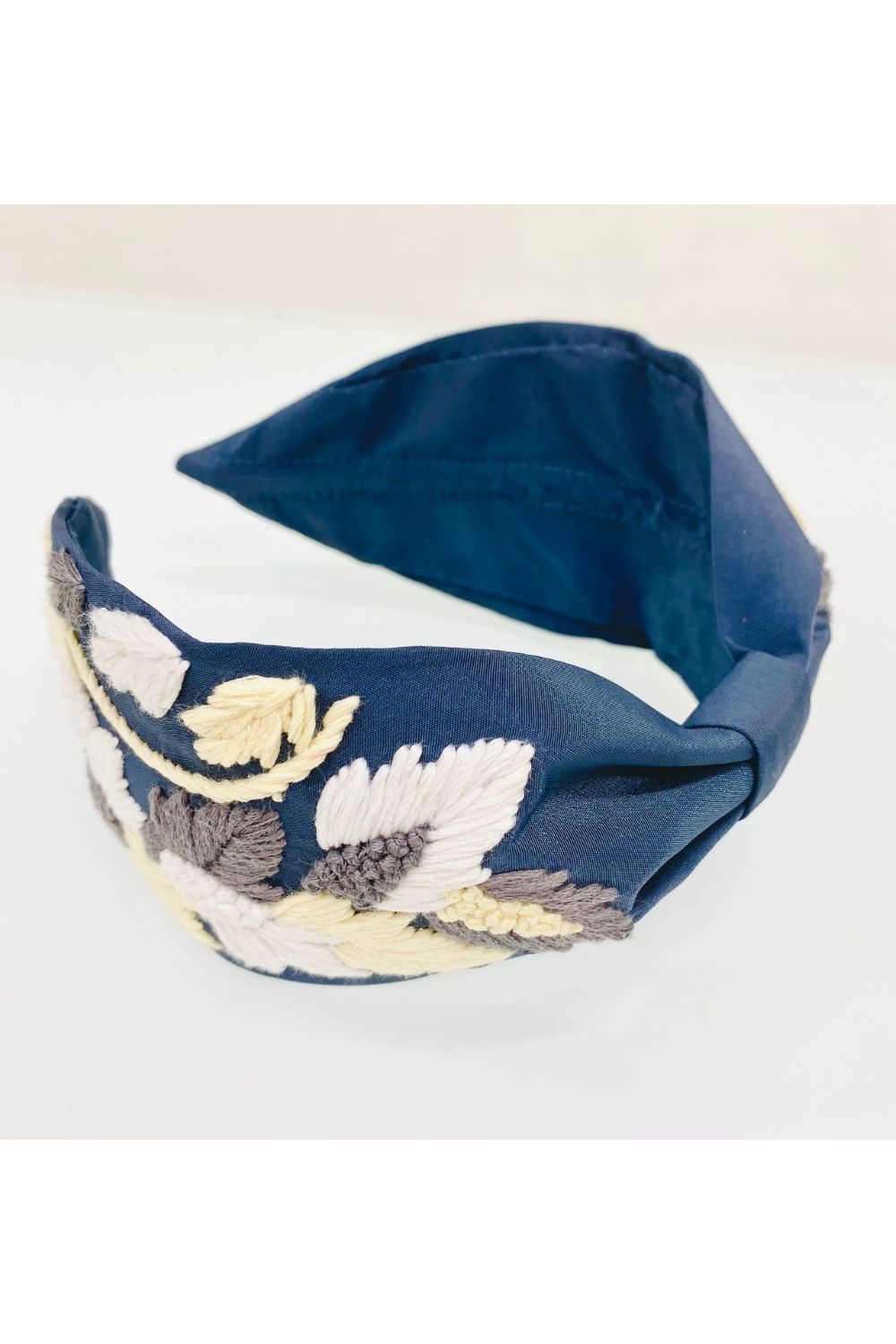 Dark grey pure crepe hairband