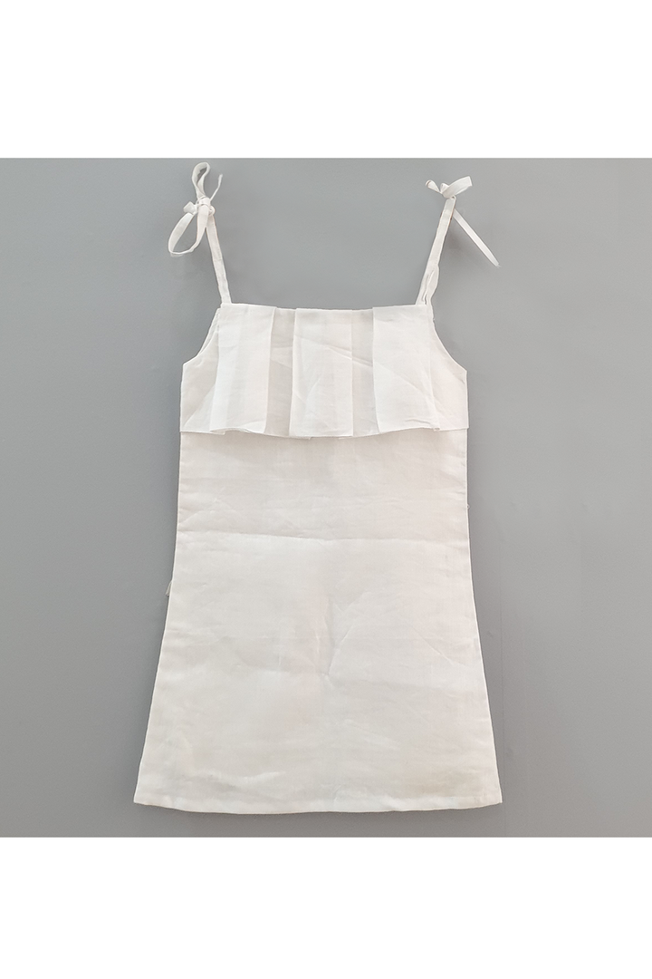 Hand painted snow white fairy tale white dress