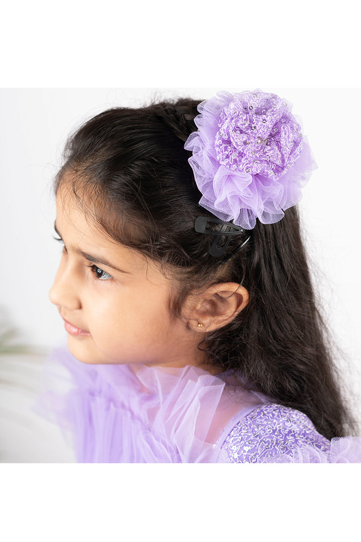 Lilac structure sequins dress
