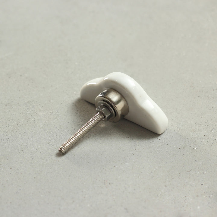 White Willy wonka Car Knob