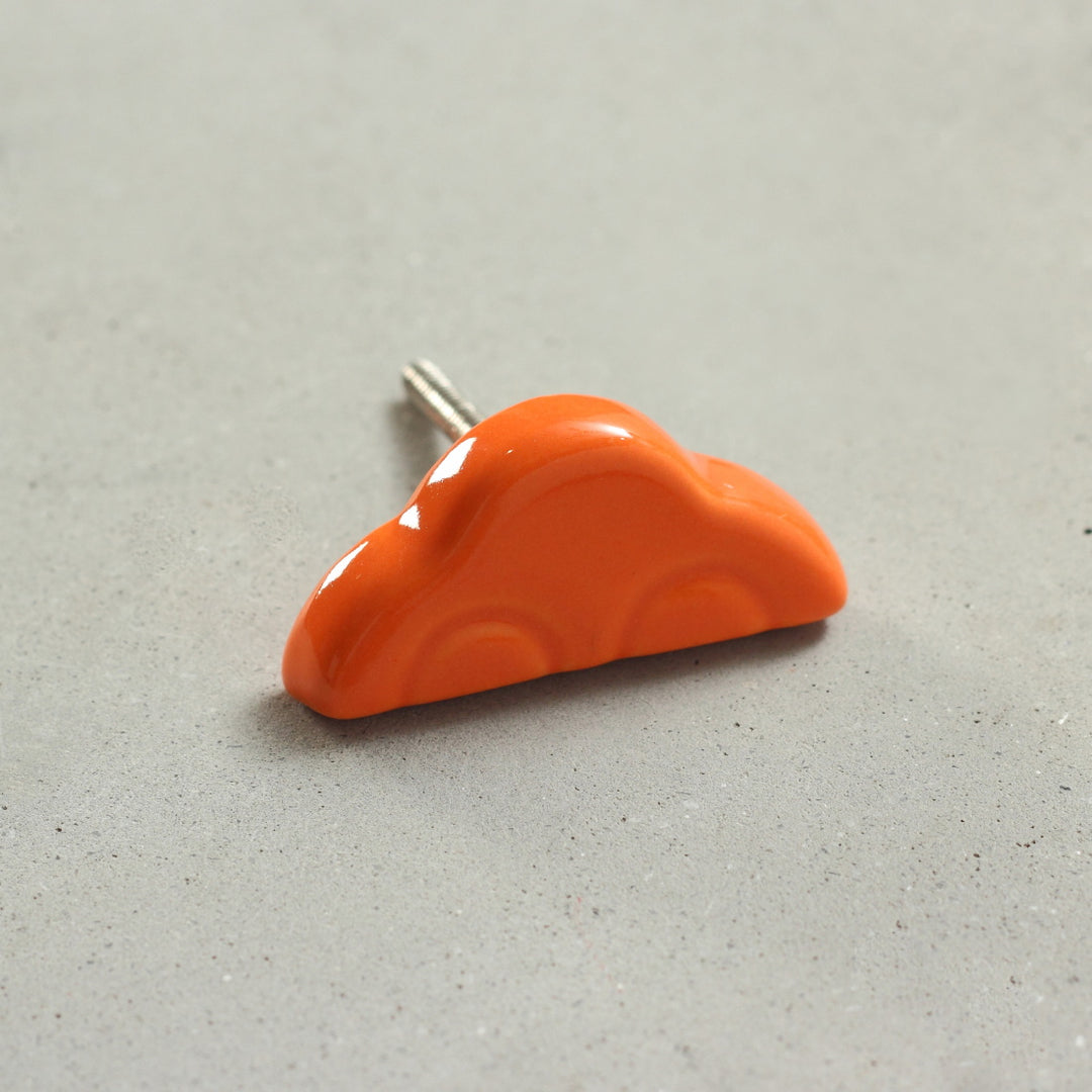 Orange Cabby Car knob