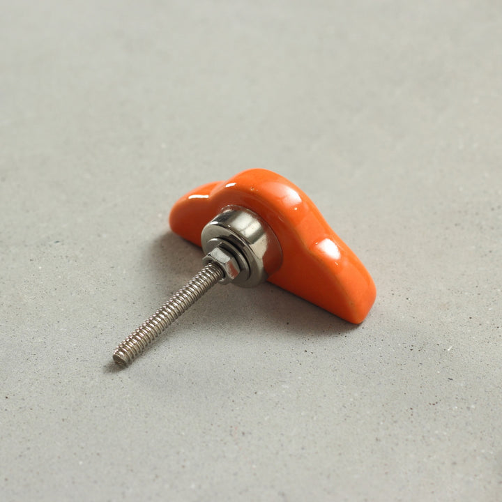 Orange Cabby Car knob
