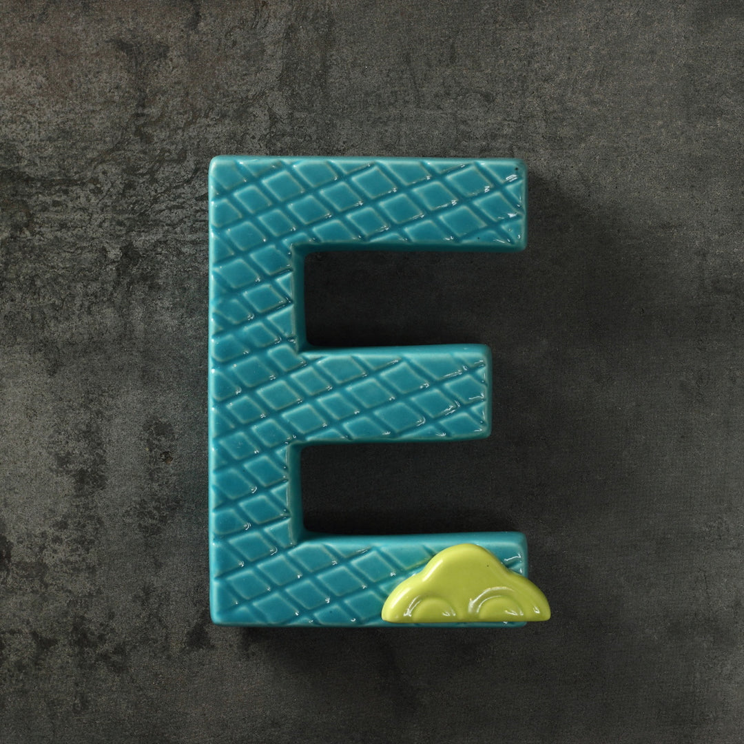 Cabby Car Letter E