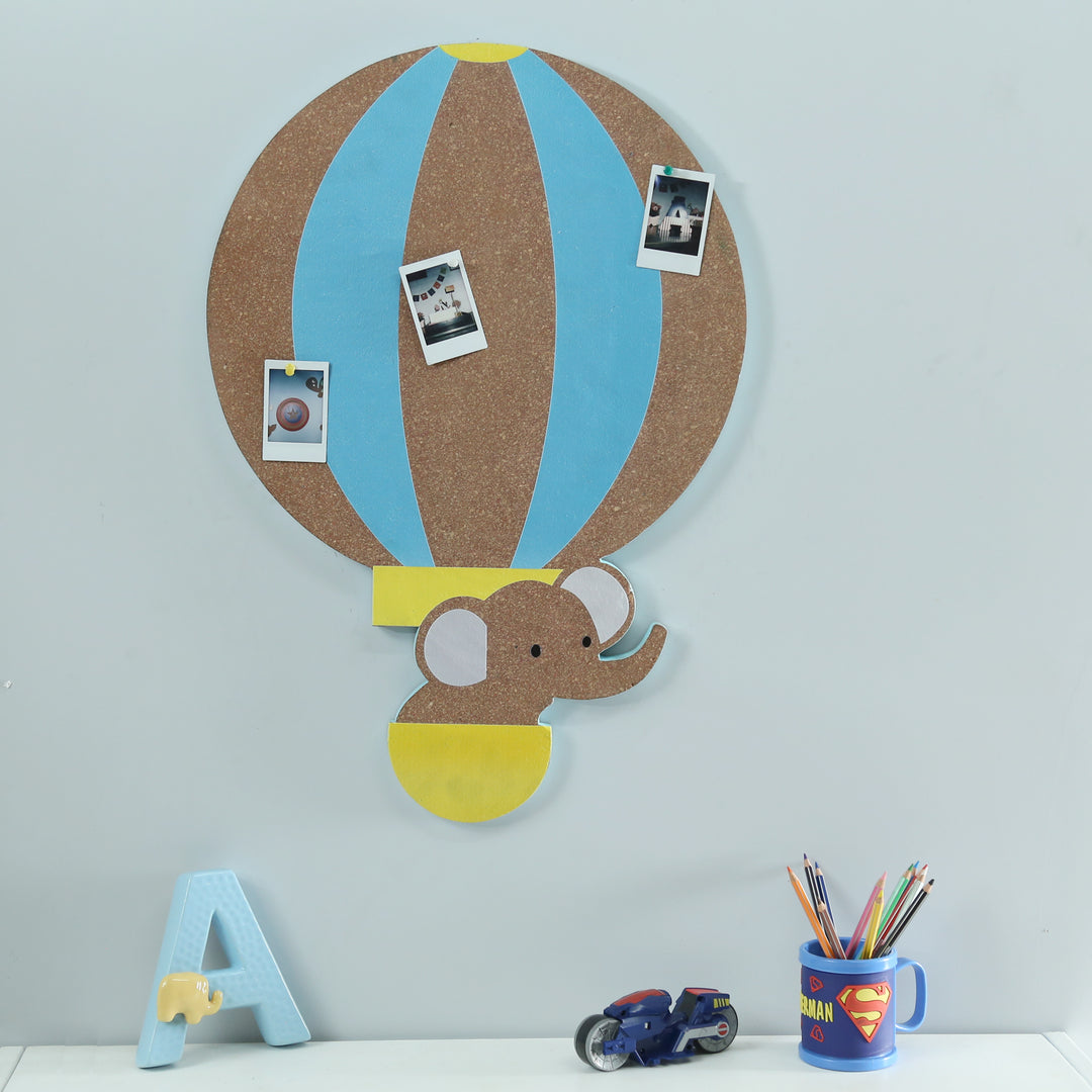 High and mighty hot air balloon pinboard