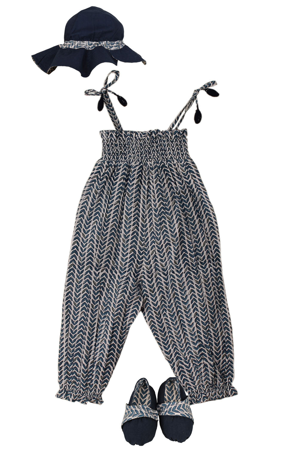 Gigi Romper Set Leaves